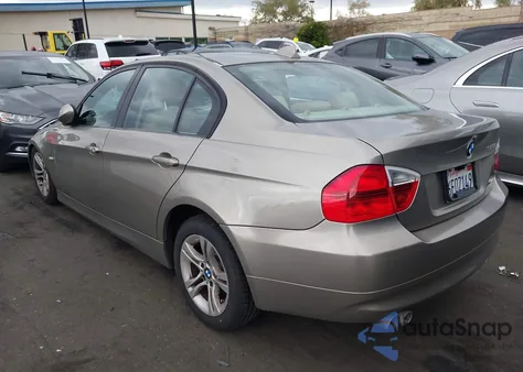 2008 BMW 328I from USA, damaged, VIN WBAVC53548F009582